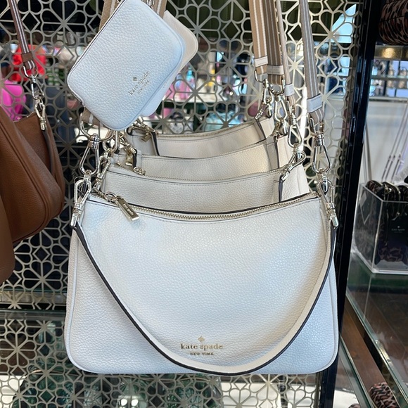 Kate Spade Rosie Shoulder Bag With Tech Attachment AirPod 
Parchment 
NWT - Picture 13 of 16